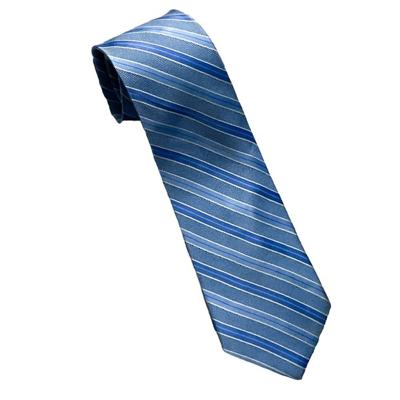 Brooks Brothers Other - Brooks Brothers Mens Necktie Blue Striped 100% Silk Classic Length 60" Tie